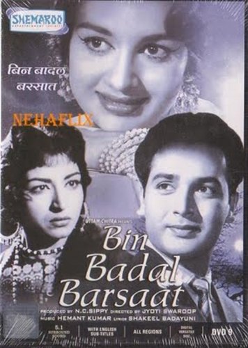 Bin Badal Barsaat (1963) (Hindi Classic Film / Bollywood Movie / Indian Cinema DVD)