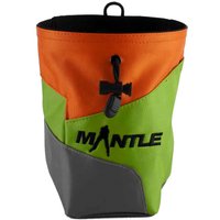 Mantle - Chalkbag Kreidebeutel Juggy in orange/grün/grau für Kletterkreide zum Bouldern und Klettern