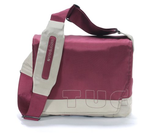 Tucano Motion Kuriertasche für MacBook Pro 39,1 cm (15,4 Zoll), Notebooks bis 39,1 cm (15,4 Zoll), Bordeaux