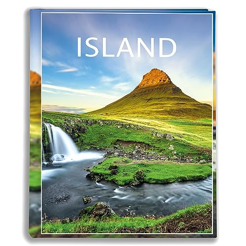 Urlaubsfotoalbum 10x15: Island, Fototasche für Fotos, Taschen-Fotohalter für lose Blätter, Urlaub Island, Handgemachte Fotoalbum