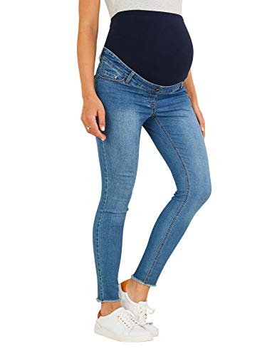 Vertbaudet 7/8 Slim-Fit-Jeans für die Schwangerschaft Blue Stone 42
