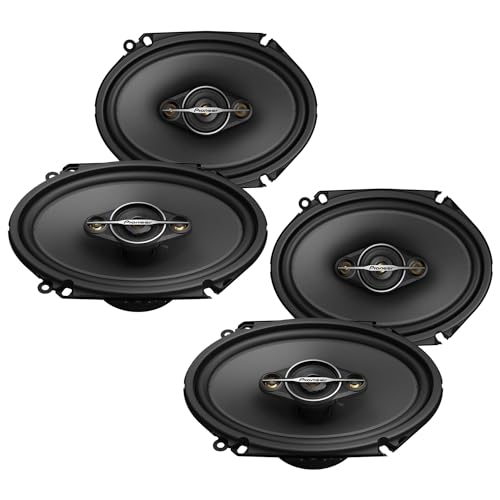 Mediadox Pioneer Front/Heck 5x7/15x20cm Auto Lautsprecher/Boxen/Speaker Komplett-Set kompatibel für Mazda II
