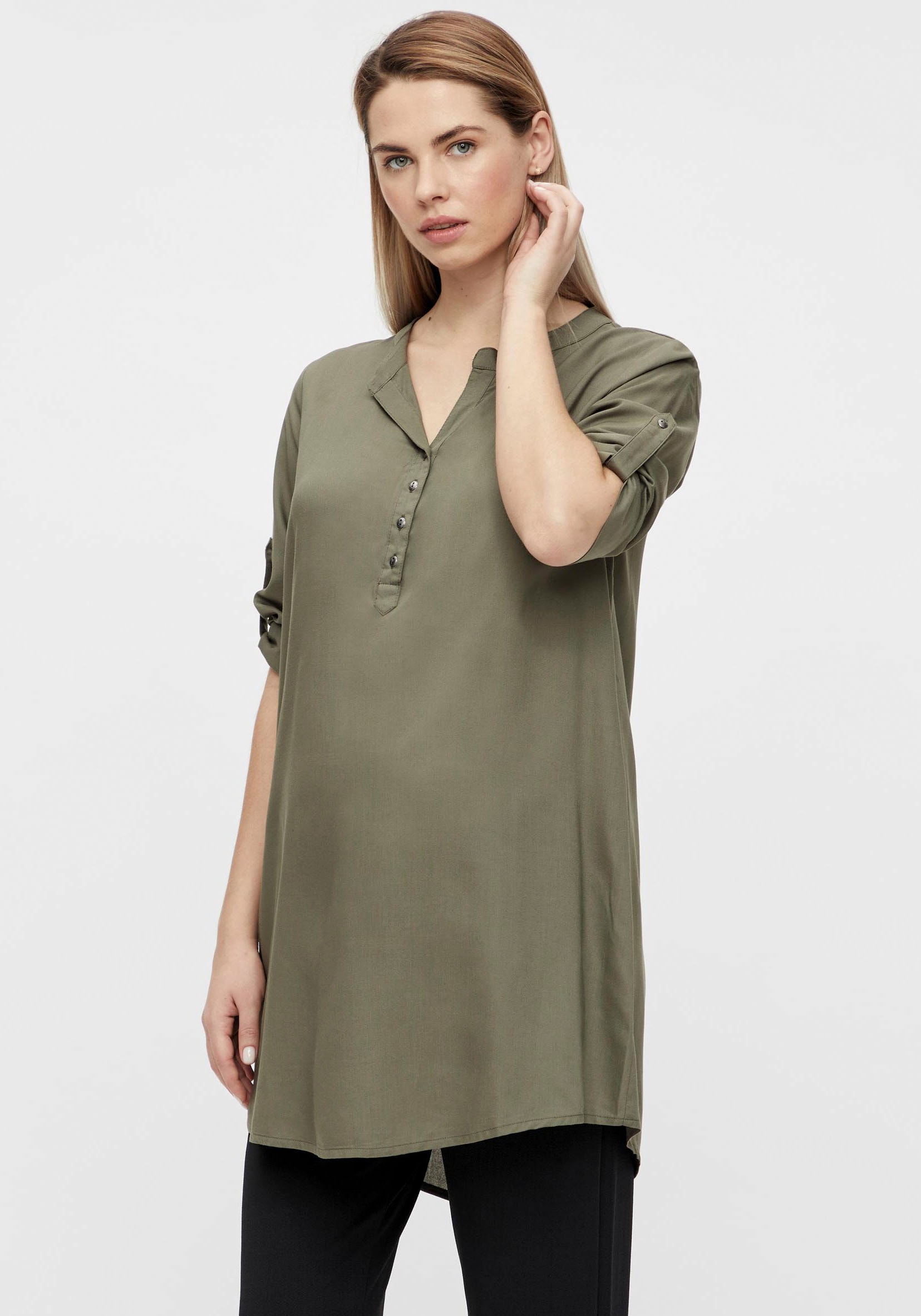 Mamalicious NOS Damen MLMERCY 3/4 Woven NOOS ECO A. Tunic, Dusty Olive, S