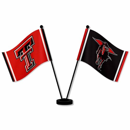 Texas Tech Red Raiders Schreibtisch- und Tischflaggen