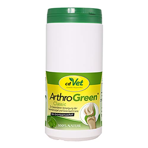 cdVet Naturprodukte ArthroGreen Classic 700g - für eine optimale Funktion der Gelenke und des Bewegungsapparates - optimale Versorgung mit Vitaminen - Bewegungsfreude - Stärkung - Vitamine -
