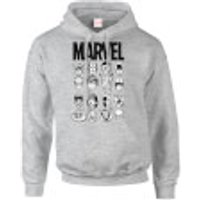 Marvel Comics Multi-Faces Männer Pullover - Grau - XL - Grau