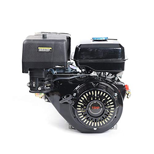 15 PS 4-Takt-Benzinmotor Motor Ersatzmotor Gasmotor + Ölalarm 25 mm Keilnut