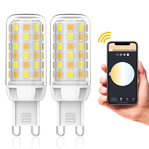 Eco.Luma Glühbirne LED Dimmbar, 4W WiFi Smart LED G9 Bulb Glühbirne, 220 V-240 VAC, kein Flicker (G9 LED Smart)
