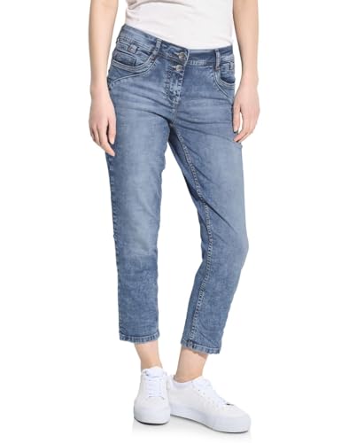 CECIL Damen B377175 7/8 Jeans Casual Fit, Light Blue Washed, 36