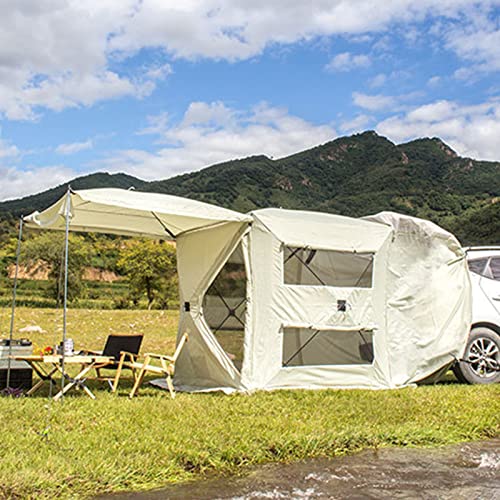 Automatisches Pop-up-Zelt für SUVs, tragbare Instant-Zelte für mehrere Personen, Auto-Markise, Heckklappenzelt mit Tragetasche, universeller Fahrzeug-Sonnenschutz für Camping, Reis