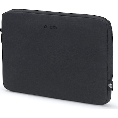 DICOTA ECO Sleeve Base Notebookhülle – Schutz vor Kratzern und Beschädigungen, aus recycelten PET-Flaschen, 13-13,3 Zoll, schwarz
