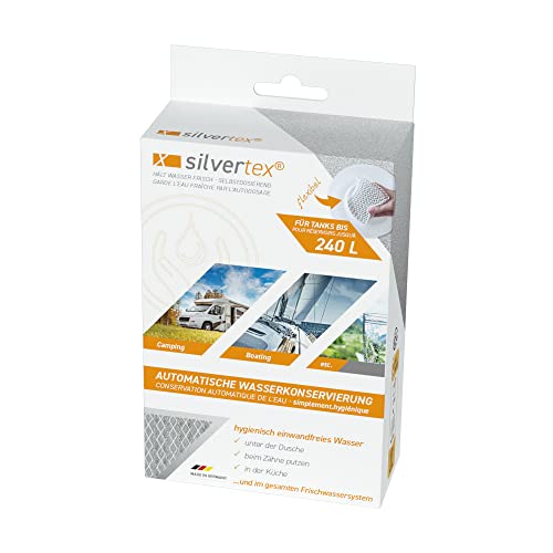 WM aquatec Silvertex zur automatischen Wasserkonservierung in Wohnmobil, Caravan und Boot (für Tanks bis 240 Liter)