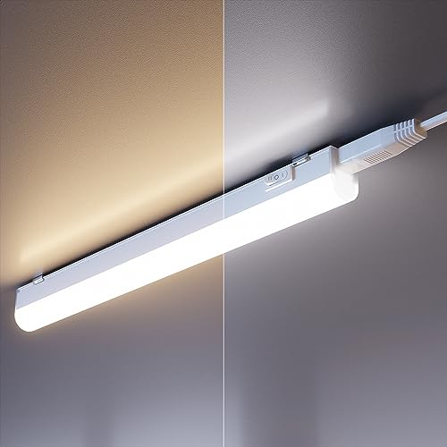 ledscom.de 4er Set LED Unterbau-Leuchten Rigel, je 25,9cm - Farbtemperatur einstellbar /, 16,784W, je 395lm
