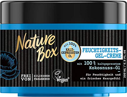 NATURE BOX Kur Kokosnuss-Öl Feuchtigkeits-Gel-Creme, 6er Pack (6 x 200 ml)