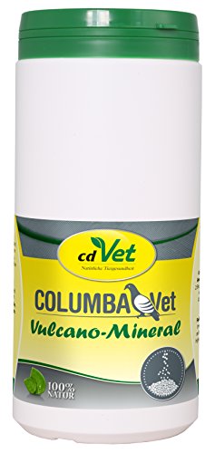 cdVet Naturprodukte ColumbaVet VulcanoMineral 1 kg - Tauben - naturbelassene Mikronährstoffversorgung mit Calcium, Magnesium - zur natürlichen Mineralisierung und Vitaminabdeckung -