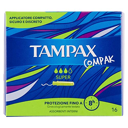 Tampax Compak Super Tampons, 16 Stück, 4 Stück