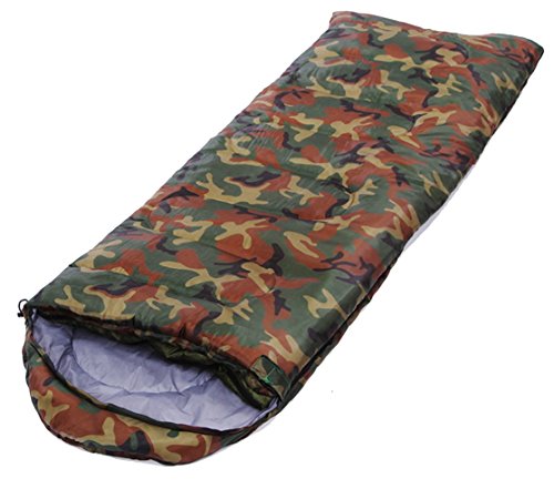 Yiyida Schlafsack, Ultraleicht Mit tragbare Tasche Reiseschlafsack Sommerschlafsack leicht Camping Deckenschlafsack,Camouflage 2