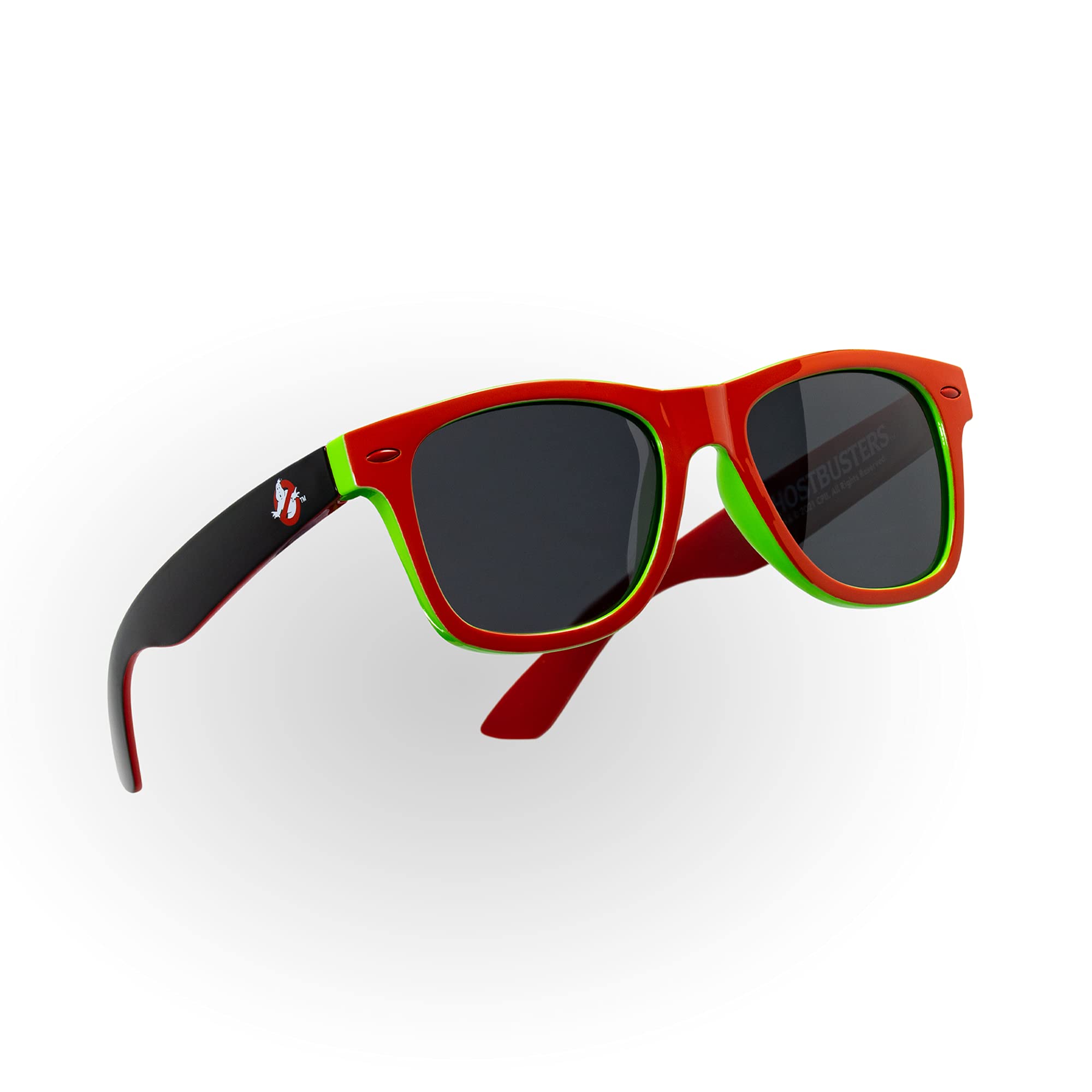 numskull Unisex Offizielle Sonnenbrille, Leichter Rahmen mit Ghostbusters-Design in Schwarz und Grün, Entworfen und entwickelt