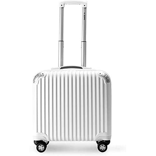 ZUMAHA Still Leichtes und Robustes Hartschalengepäck, tragbares Gepäck, 16-Zoll-Boarding-Koffer, leichtes Universalrad, kleines Handgepäck Glatt