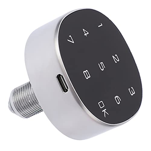 Hoopoocolor Locker Digitales Elektronisches Codeschloss, 8 Stelliges Passwort, Wasserdicht, Diebstahlschutz, Intelligentes Touchscreen Passwortschloss für Schranktürschublade