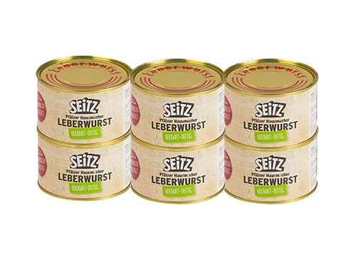 Seitz - Vollkonserven verschiedene Sorten (Leberwurst, 6 x 400 g)