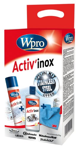 Wpro ACTIV'inox Pflegeset für Edelstahloberflächen INX004