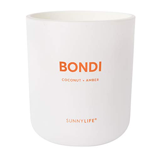 Sunnylife S0GSCLBO Scented Candle, Coconut Wax, Glass, Weiß, One Size, 375