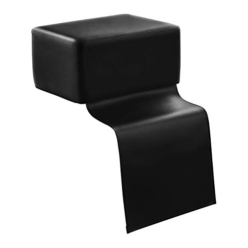 Physa - Friseur Kindersitz Sitzerhöhung Torus (20 cm Erhöhung, 30 x 40 cm, Schaumstofffüllung, Kunstleder) Schwarz