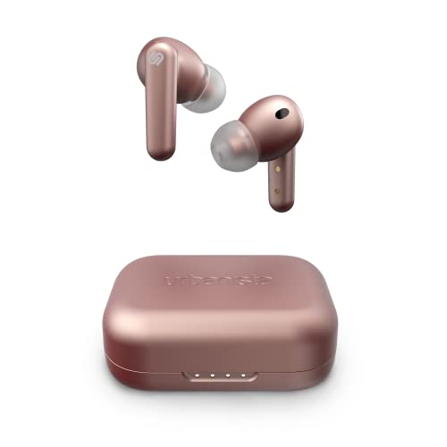 Urbanista London Noise Cancelling Kopfhörer True Wireless Earbuds, 25h Laufzeit, Hi-Fi Stereo Sound, Bluetooth 5.0, Integriertes Mikrofon, Kompatibel Android und iOS - Rosa