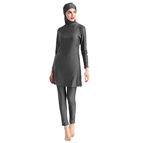 keephen Modest Muslim Bademode 3 Stück Set Islamischer Naher Osten Frauen Badeanzug Volle Abdeckung Arabische Burkini Beachwear
