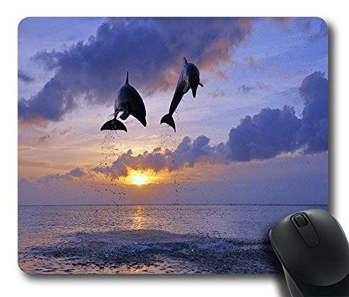 Die Komfortable Griff Yanteng Mousepad auf Spektakuläre Delfine Tanzen