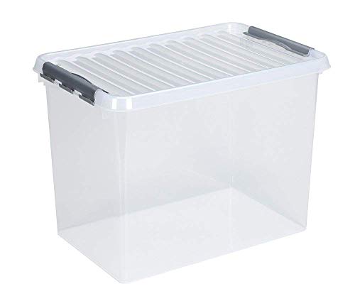 Sunware 6X Q-Line Box - 72 Liter - transparent/grau