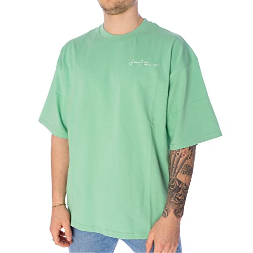 Sean John Script Logo Backprint T-Shirt Herren Shirt Green XL