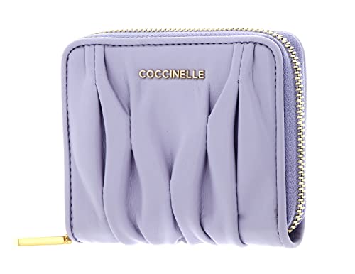 Coccinelle Metallic Goodie Wallet Smooth Calf Leather Soft Lavender