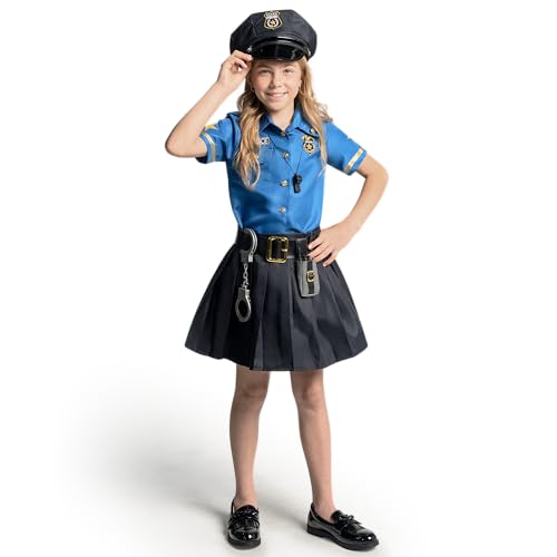 Spooktacular Creations Halloween Kind Mädchen Polizei Kostüm hellblau Stil