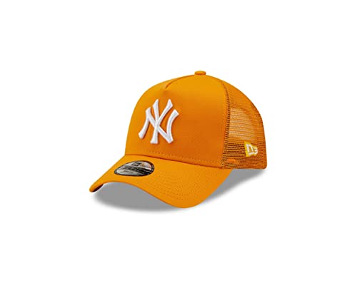 New Era New York Yankees MLB Tonal Mesh Red Gold 9Forty Kids A-Frame Adjustable Trucker Cap - Child