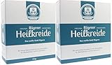 Merasan Original Rügener Dreikronen Heilkreide Pulver 2x2 kg – Basische Schlämmkreide Kreidepulver für die Pflege – Vegan