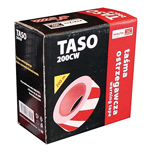 Reis TASO200CW Warnband, Rot-Weiß