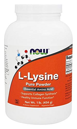 NOW Foods L-Lysine 100 % Pure Powder 454g