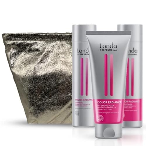 Londa Color Radiance Set - Shampoo 250ml + Conditioner 250ml + Mask 200ml + 30ml + Beutel