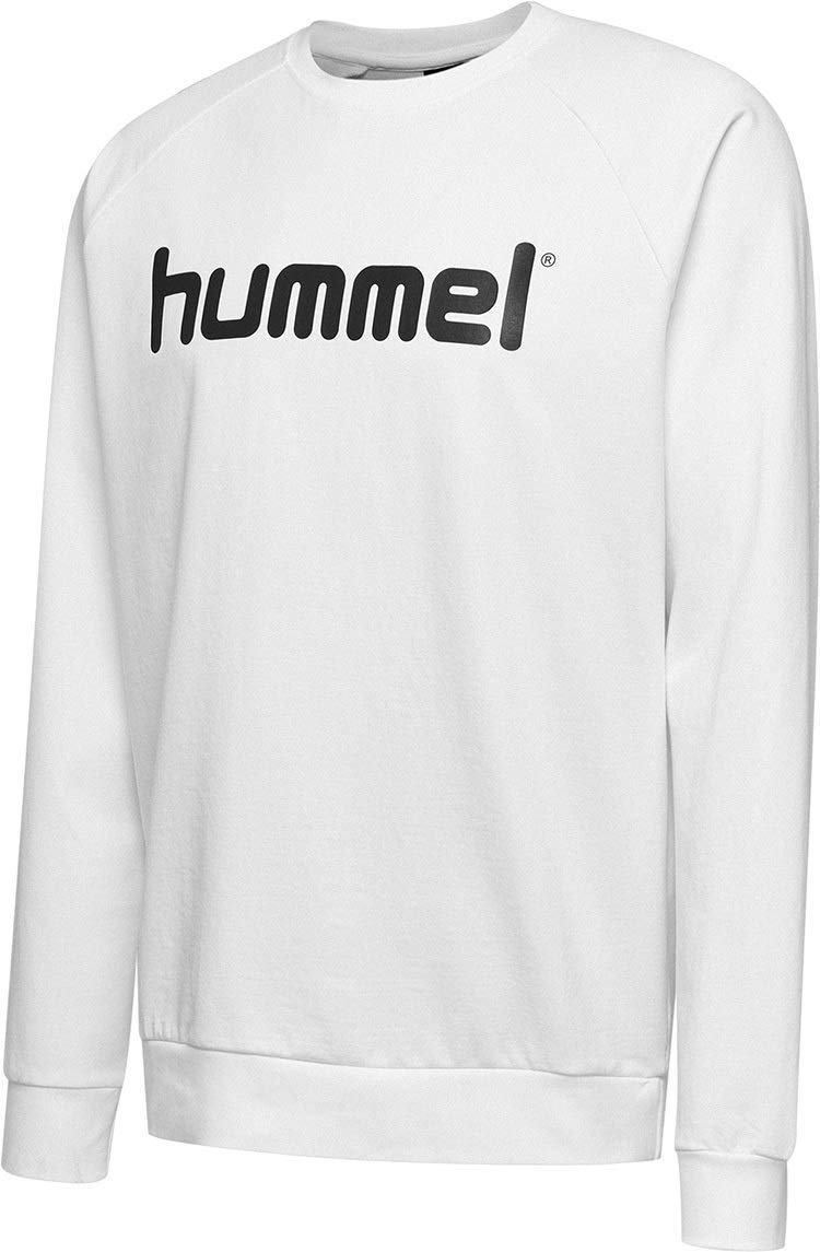 Hummel Kinder HMLGO Kids Cotton Logo Sweatshirt, Weiß, 176