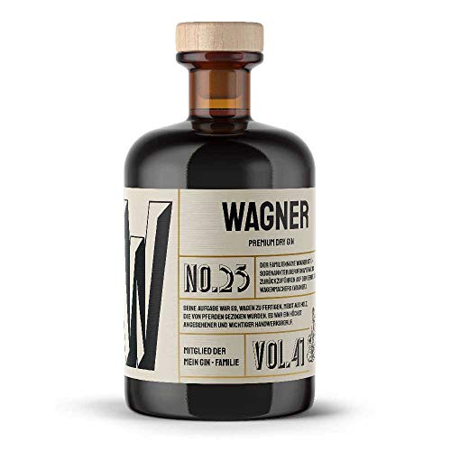 Wagner s Premium Dry Gin No25 - Der Wagner Gin 0,5L (41% Vol)- [Enthält Sulfite]