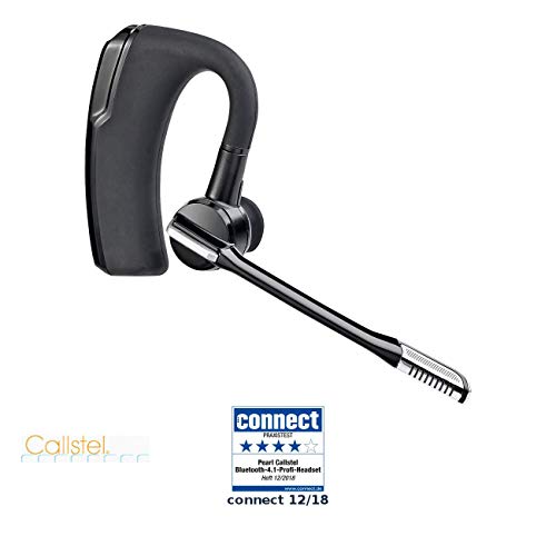 Callstel Headset Handy: Profi-Headset mit Bluetooth 4.1, HD-Mikrofon und Rauschunterdrückung (BT Headset)
