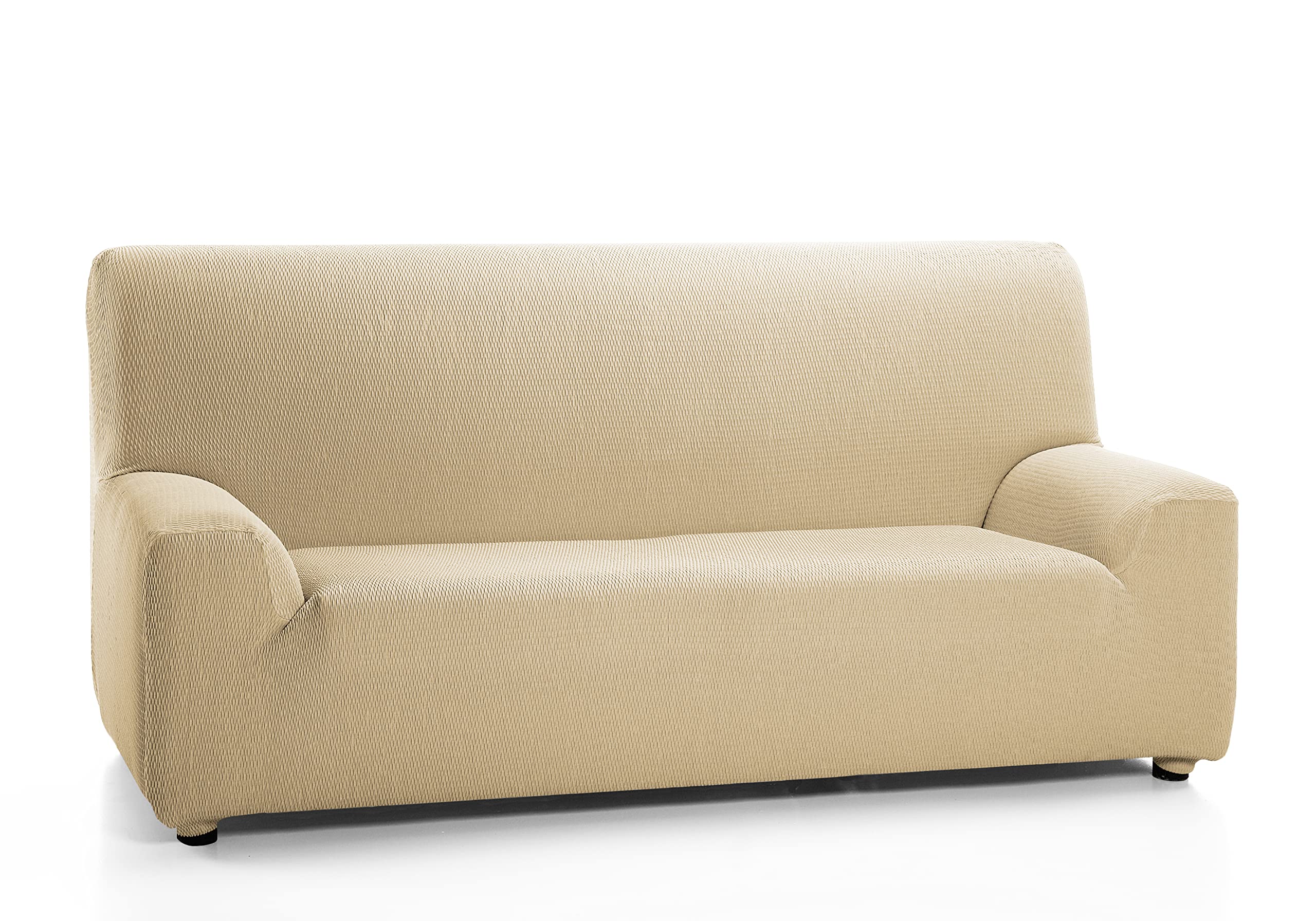 Martina Home Tunez elastischer Sofabezug, Stoff, Beige, 4-Sitzer (220 bis 260 cm)
