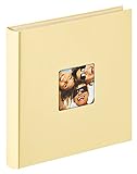 walther design Fotoalbum creme 33 x 34 cm Selbstklebealbummit Cover-Ausstanzung, Fun SK-110-H