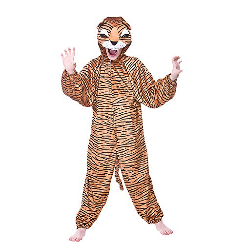 Tiger Animal Kids Fancy Dress Jungle Costume
