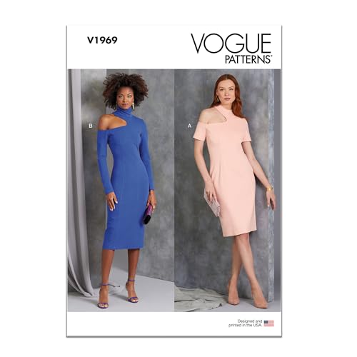 Vogue V1969Y5 Damen-Strickkleider Y5 (46-50-52)