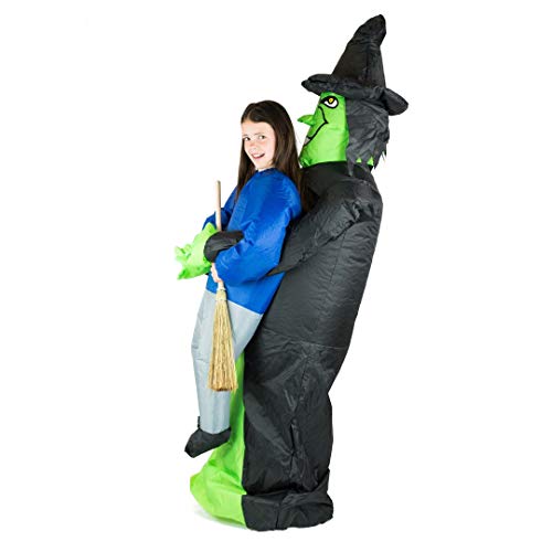 Bodysocks® Aufblasbares Hexe Kostüm für Kinder