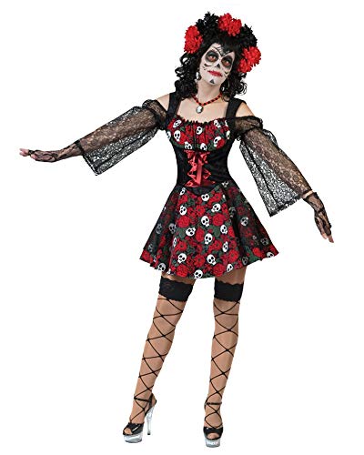 Generique - Dìa de los Muertos Piratin Halloween Kostüm für Damen
