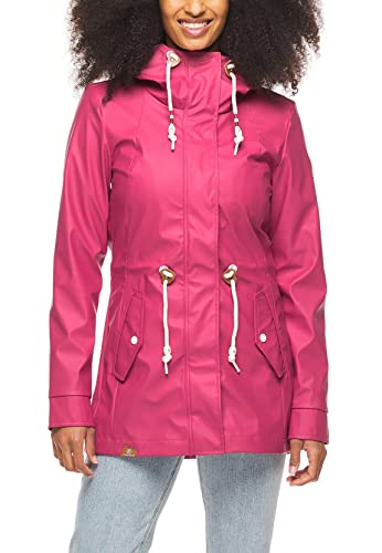 Ragwear Damen Jacke MONADIS RAINY 2231-60008 Red 4000 Pink, Größe:M